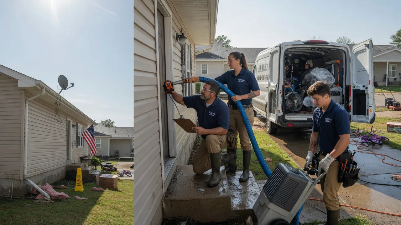 Ceiling Water Damage Restoration in Gould, OK near me